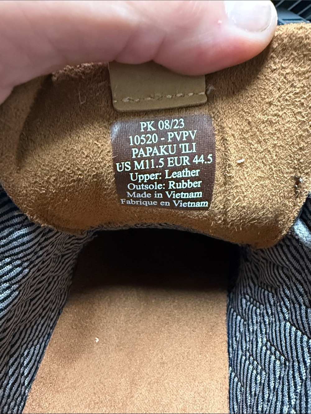 OluKai Papaku Ili Men's Chukka Boots in Tan Brown